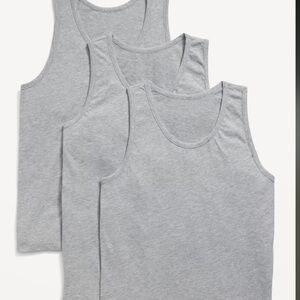 NWT OLD NAVY Classic Tank Top 3-Pack Color: Dark Gray